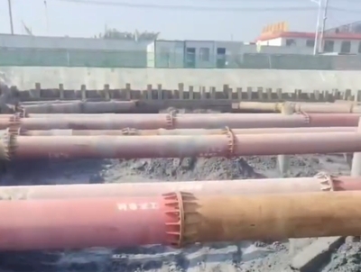 合肥6号线施工现场