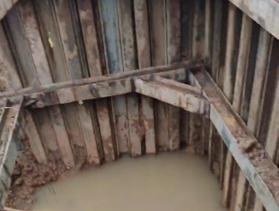 铜陵自来水现场施工