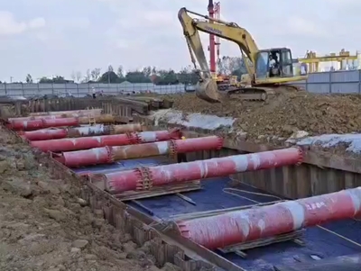 合肥6号线施工现场