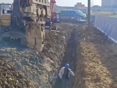 合肥6号线施工现场