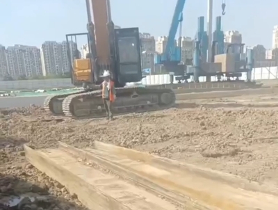 合肥6号线施工现场