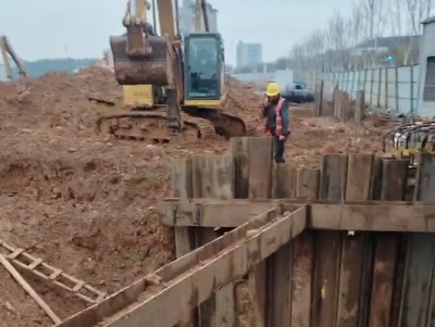 铜陵自来水现场施工